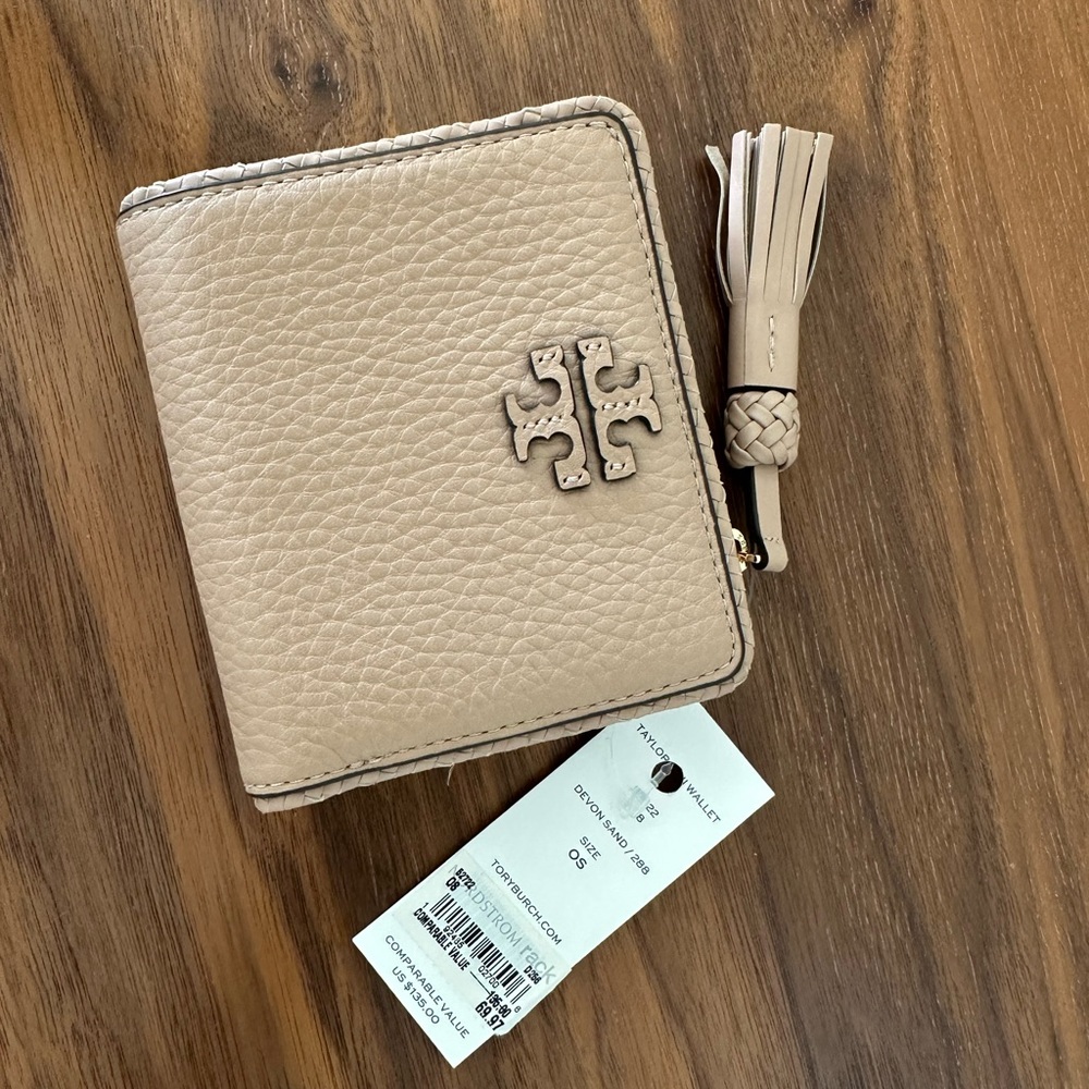 Tory Burch Tan Leather Wallet